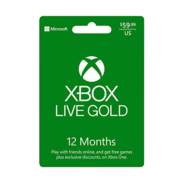 xbox live gold us 12 months