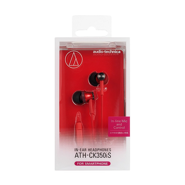 Audio Technica ATH CK350iS Red