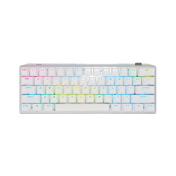 K70 PRO MINI WIRELESS 60 Mechanical Keyboard with RGB white