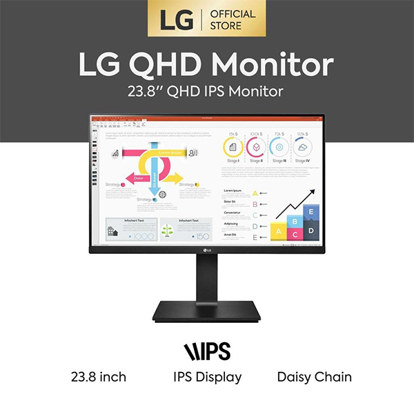 23.8″ QHD IPS Monitor with USB Type C1