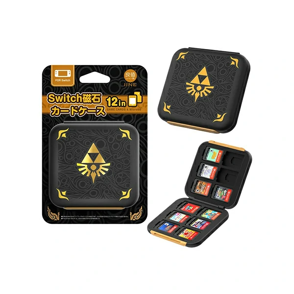 12 Game Cards Case for Nintendo Switch zelda triforce
