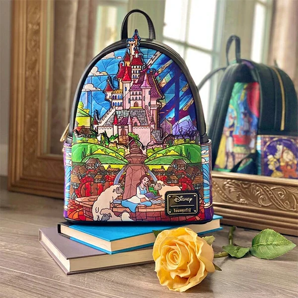 Beauty and the Beast Belle Castle Mini Backpack.jpg1