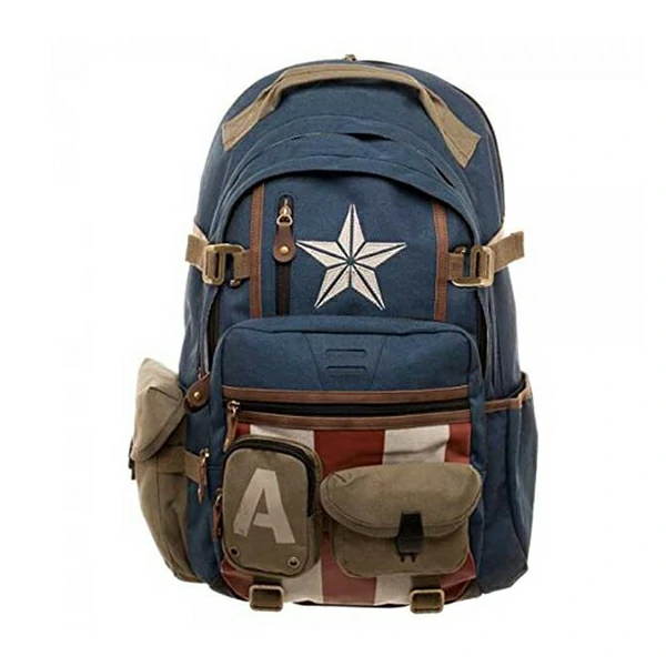 Captain America Herringbone Backpack