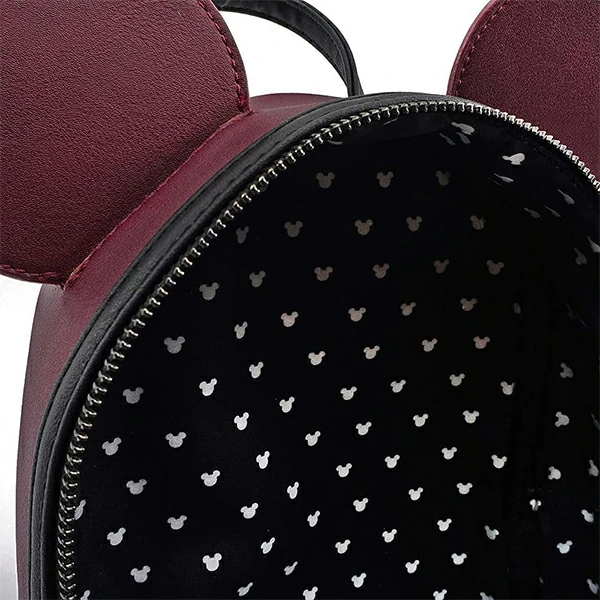 Minnie Mouse Maroon Quilted Mini Backpack.jpg1